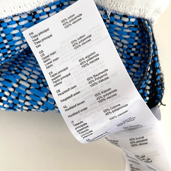 Maje Blue Loco Jacquard Sleeveless Top and Shorts 2 Pieces Set - Picture 11 of 16